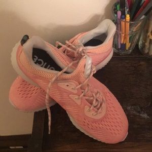 Pink Adidas bounce sneakers Size 8 sporty fashion